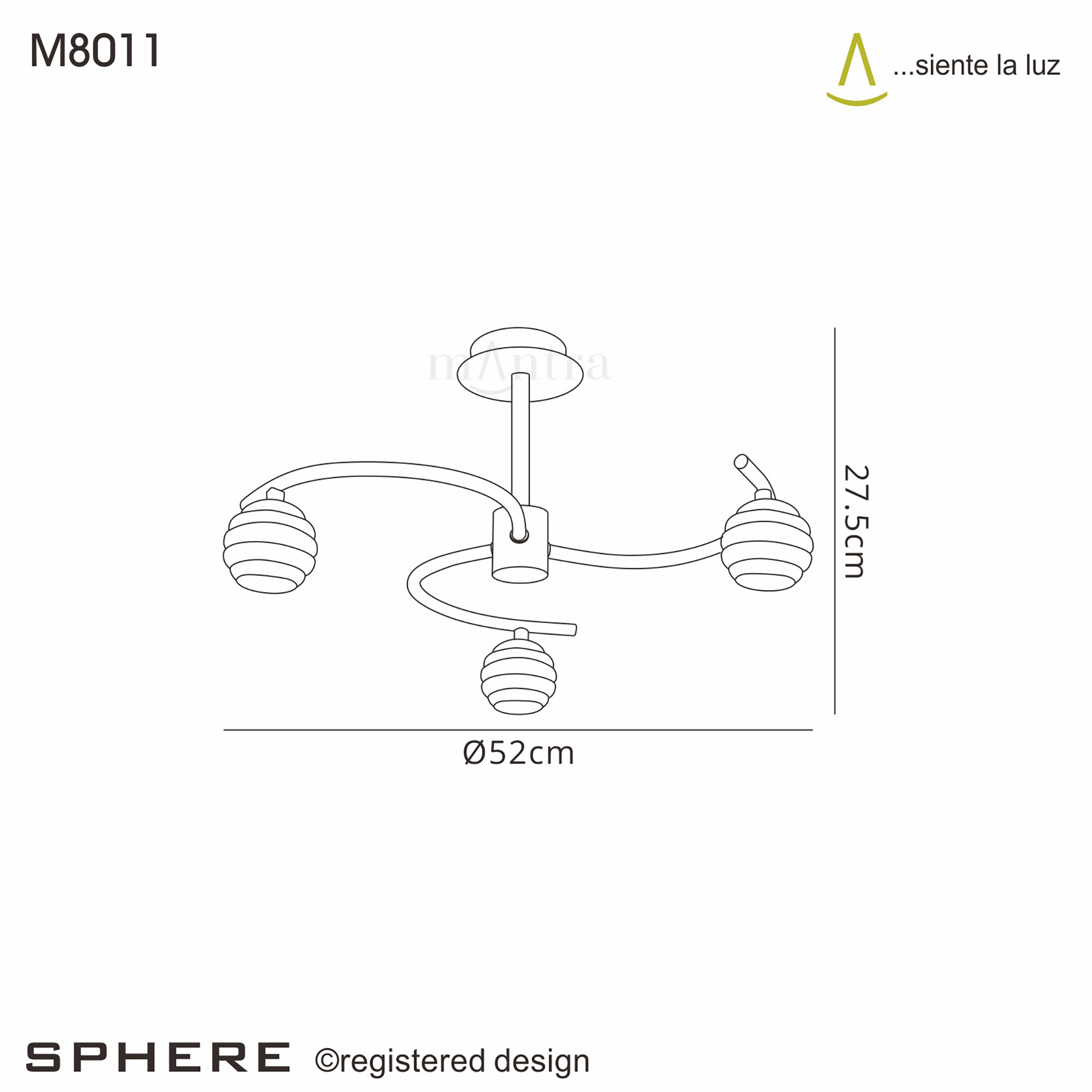 Sphere Antique Brass Ceiling Lights Mantra Semi Flush Fittings